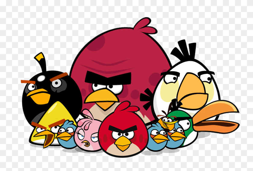 754x510 Angry Birds Png