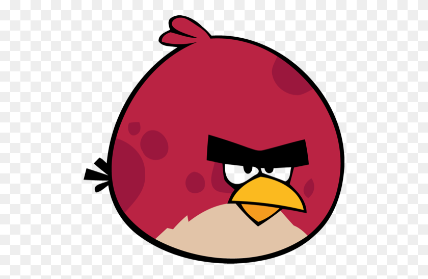 512x487 Angry Birds, Icono De Pájaro Rojo - Pájaro Rojo Png