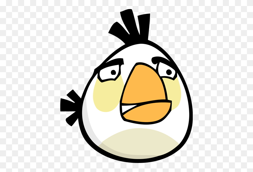 512x512 Angry Birds White Bird, Imagen Png