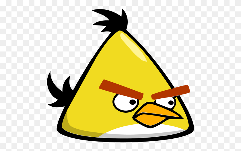 512x468 Angry Birds, Yellow Bird Icon - Angry Birds PNG