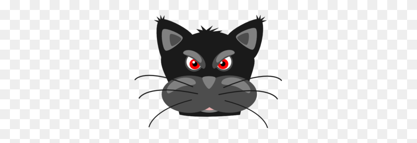 297x228 Angry Black Cat Clip Art - Angry Teacher Clipart