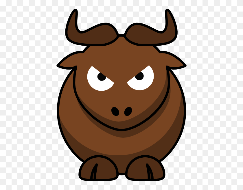450x598 Angry Bull Clip Art - Bull Clipart