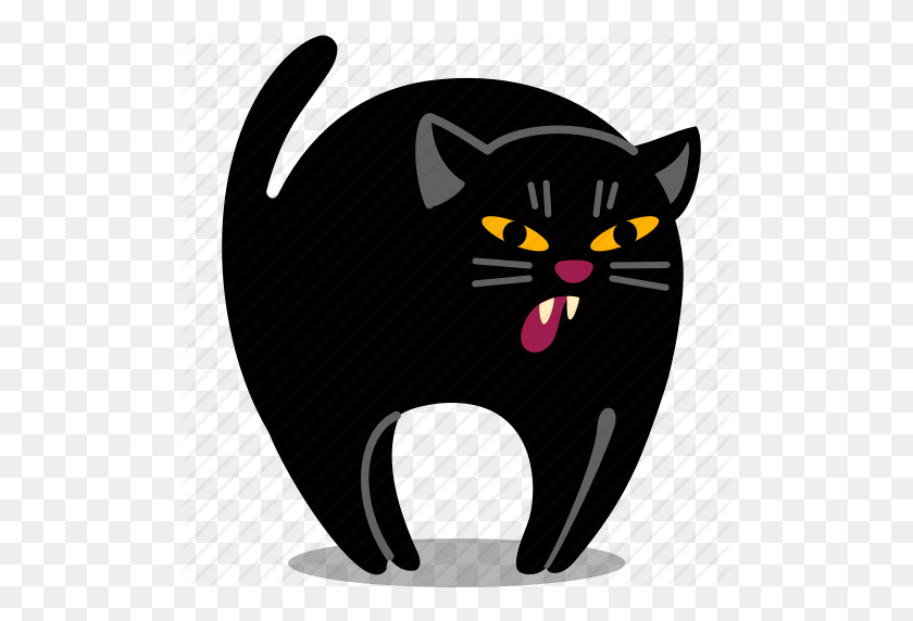 512x512 Angry, Cat, Feline, Pet Icon - Angry Cat PNG