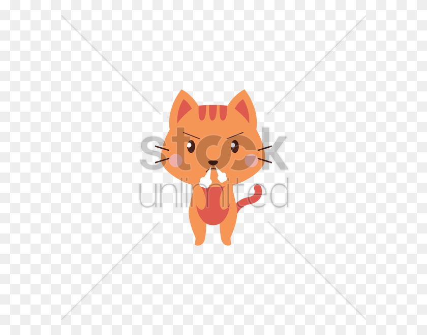 600x600 Angry Cat Vector Image - Angry Cat PNG