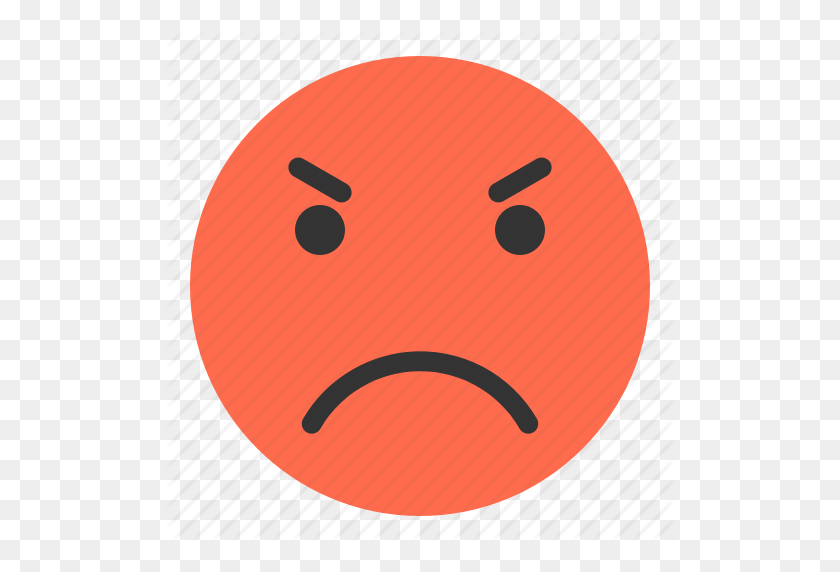 512x512 Angry, Death, Emoji, Face, Hate, Hovytech, Really Icon - Peach Emoji PNG