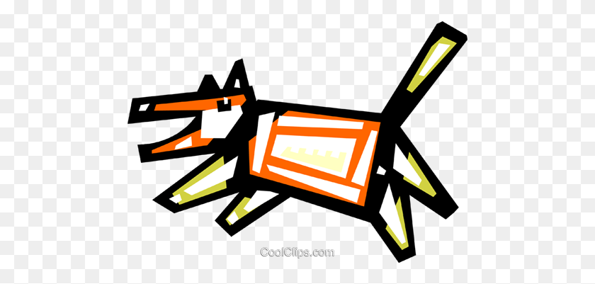 480x341 Angry Dog Barking Royalty Free Vector Clip Art Illustration - Dog Bark Clipart