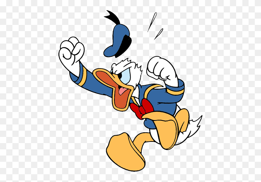 469x525 Angry Donald Duck Png For Free Download On Ya Webdesign - Daffy Duck Clipart
