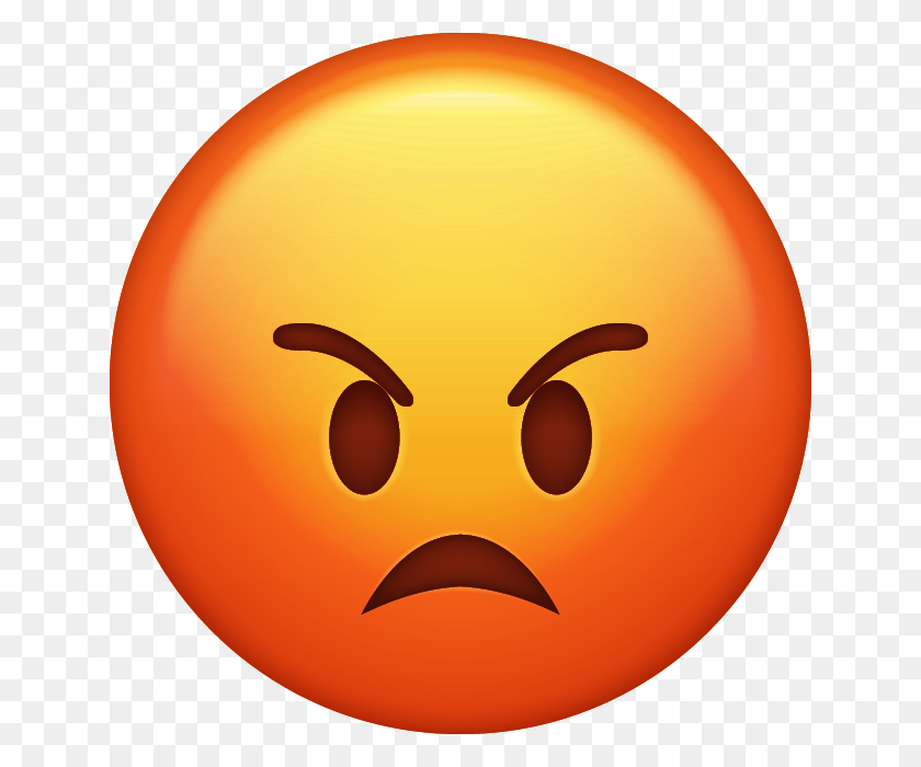 640x640 Angry Emoji - Super PNG