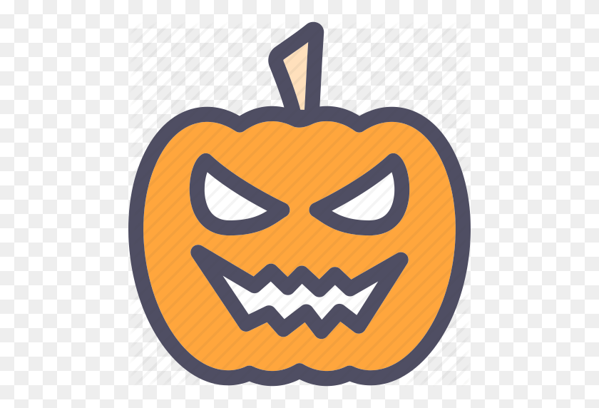480x512 Enojado, Emoji, Evil, Cara, Halloween, Calabaza, Icono Aterrador - Evil Face Png