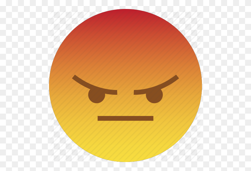 512x512 Angry, Emoji, Flat Face, Mad, Rage, React, Taunt Icon - Angry Face Emoji PNG