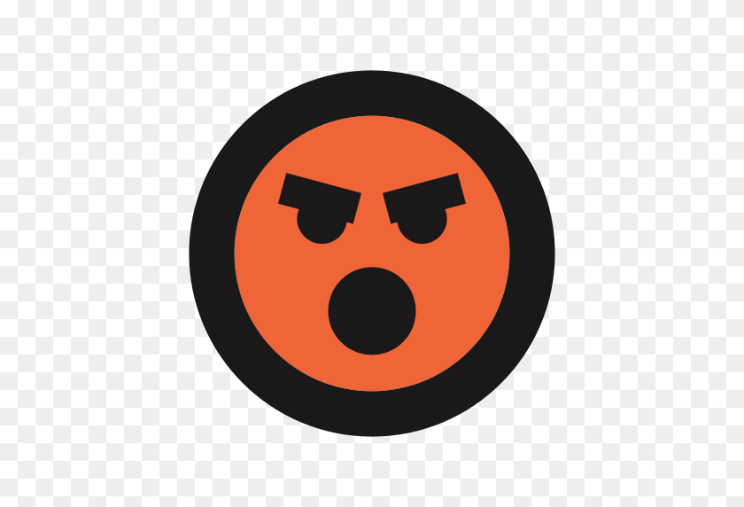 512x512 Angry, Emoji, Irate, Mad, Yelling Icon - Mad PNG