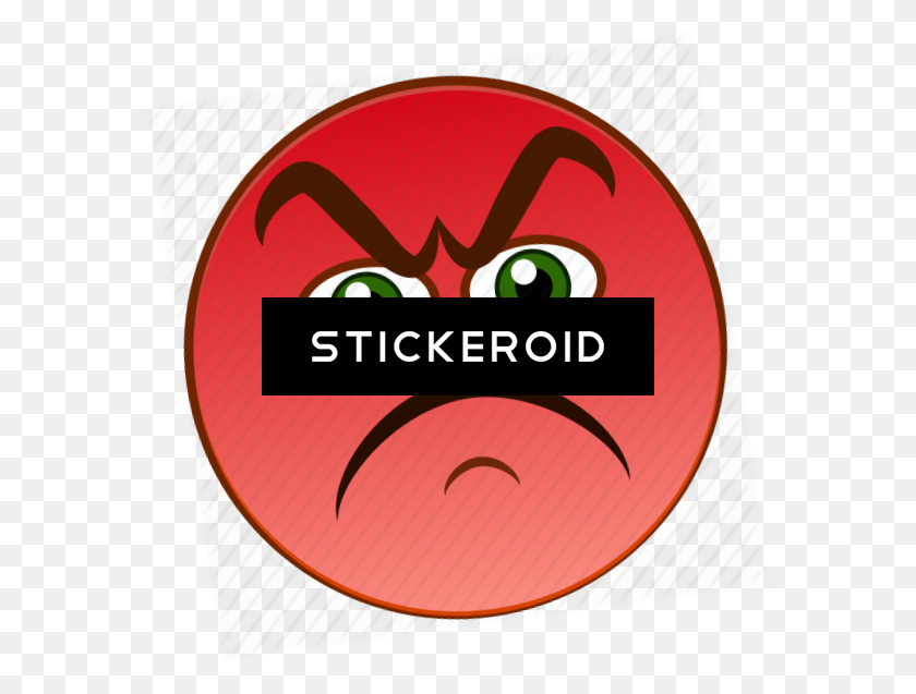 572x577 Angry Emoji Png Hd - Angry React PNG