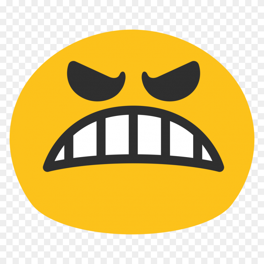 1024x1024 Angry Emoji Transparent Background Vector, Clipart - Angry Emoji PNG