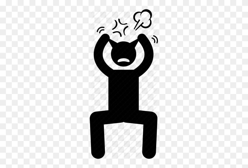 231x512 Angry, Emotion, Feeling, Frustrated, Man, Person, Pulling Hair Icon - Pulling Hair Out Clipart