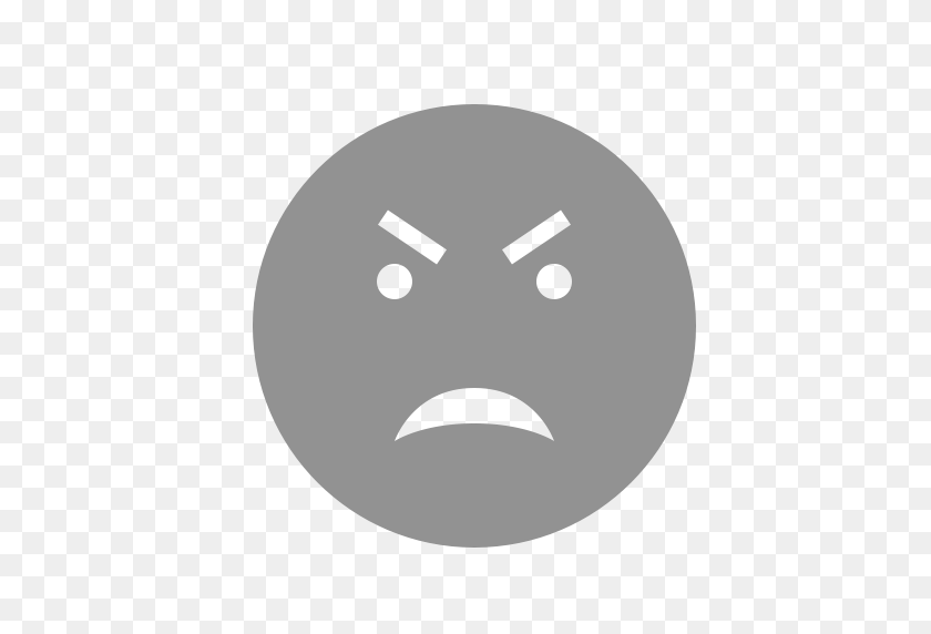 512x512 Angry, Eyebrows, Face Icon - Angry Eyebrows PNG
