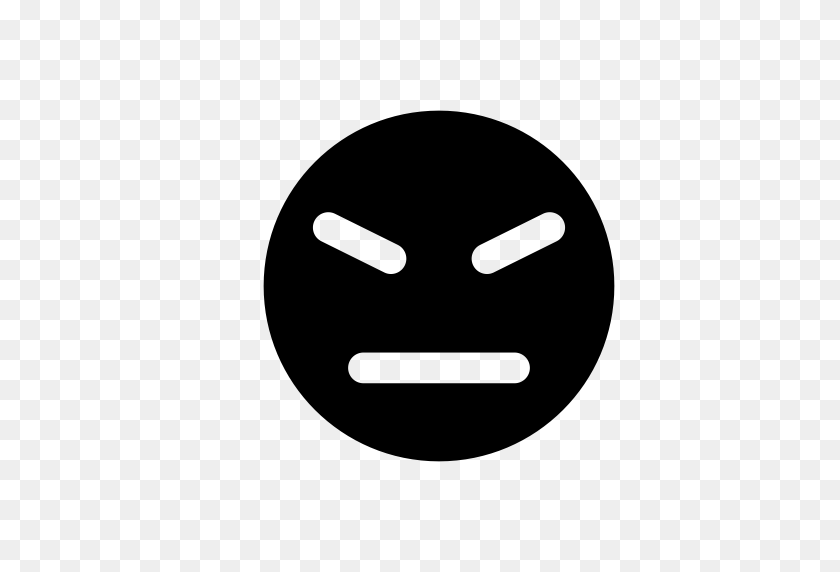 512x512 Angry Face, Angry Face, Burst Icon With Png And Vector Format - White Burst PNG