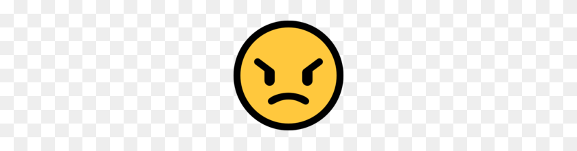 160x160 Angry Face Emoji On Microsoft Windows Anniversary Update - Angry Face Emoji PNG