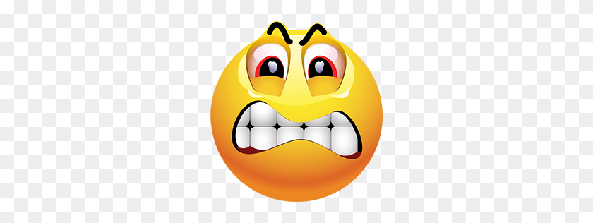 256x256 Angry Face Emoticon Emojis Emoticon, Smiley And Emoji - Angry Emoji PNG