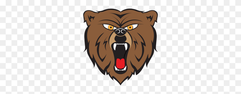 260x268 Angry Grizzly Bear Clipart - Care Bear Clipart