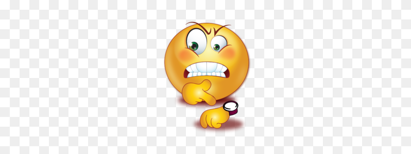 256x256 Angry Late Boss Emoji - Angry Emoji PNG