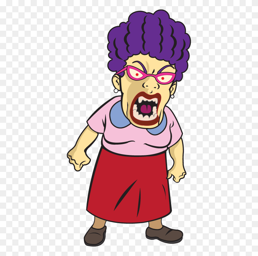 405x774 Angry People Cliparts - Villager Clipart