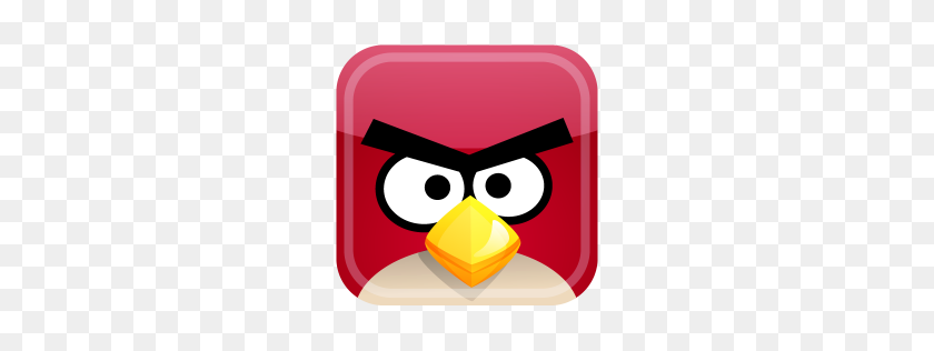 256x256 Angry Red Bird Icon Download Angry Birds Icons Iconspedia - Red Bird PNG