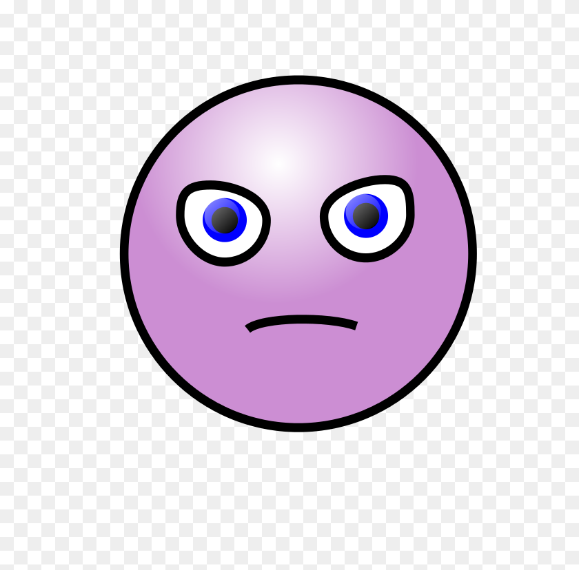 768x768 Angry Smiley - Frustrated Face Clipart