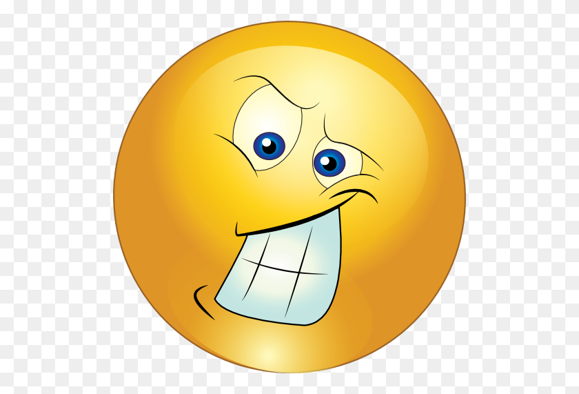 512x511 Angry Smiley Emoticon Clipart - Frustrated Face Clipart