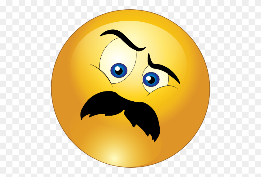 512x511 Angry Smiley Face Clipart - Frustrated Face Clipart