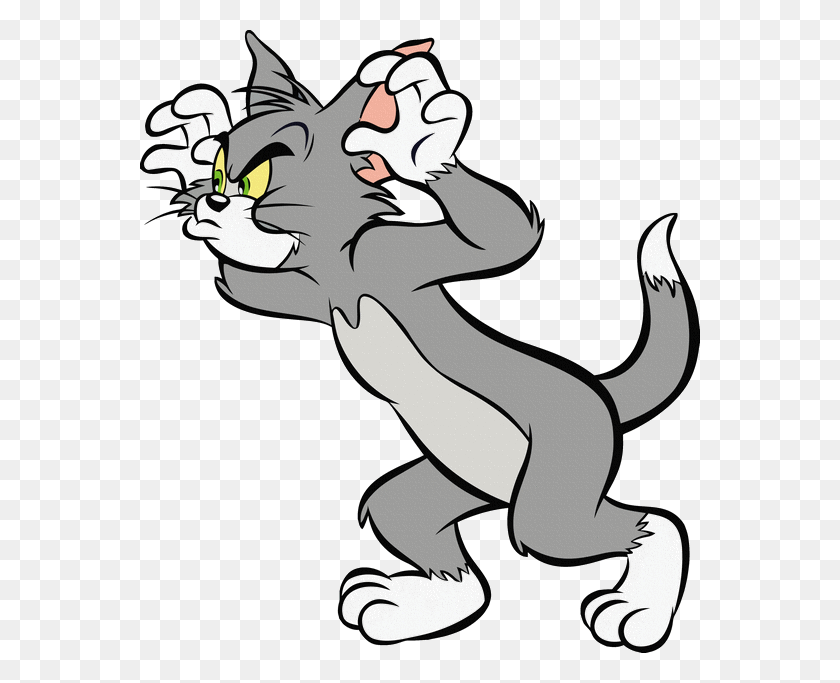 560x623 Angry Tom Tom Jerry Toms, Tom And Jerry - Tom And Jerry PNG