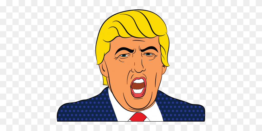476x360 Angry Trump Clipart - Trump Clipart