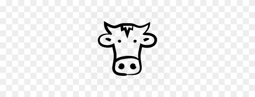 260x260 Angus Cattle Clipart - Calf Clipart Black And White