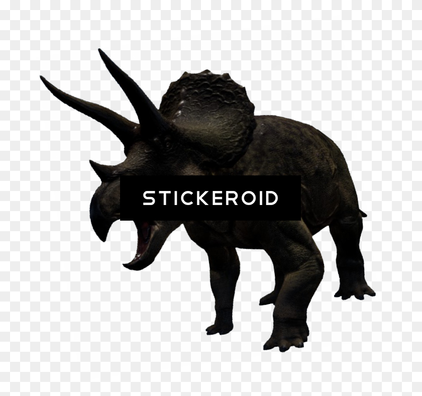 695x728 Anim Dinosaur Hd Photo Reptil Triceratop - Triceratops PNG
