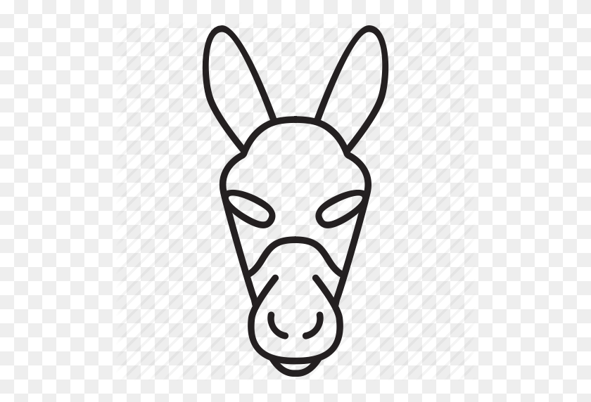 512x512 Animal, Ass, Donkey, Face, Goat, Head, Stupid Icon - Goat Head PNG
