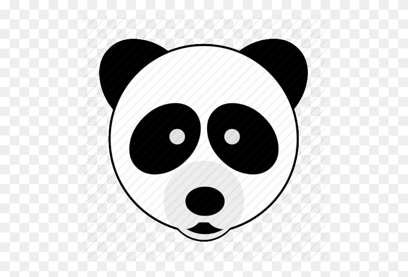 512x512 Animal, Bamboo, Bear, Face, Happy, Panda, Zoo Icon - Panda Face PNG