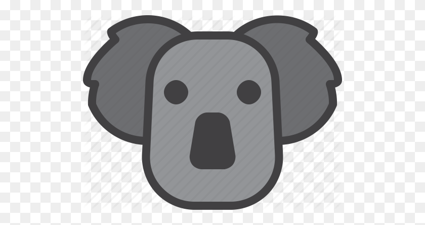 512x384 Animal, Bear, Head, Koala Icon - Bear Head PNG
