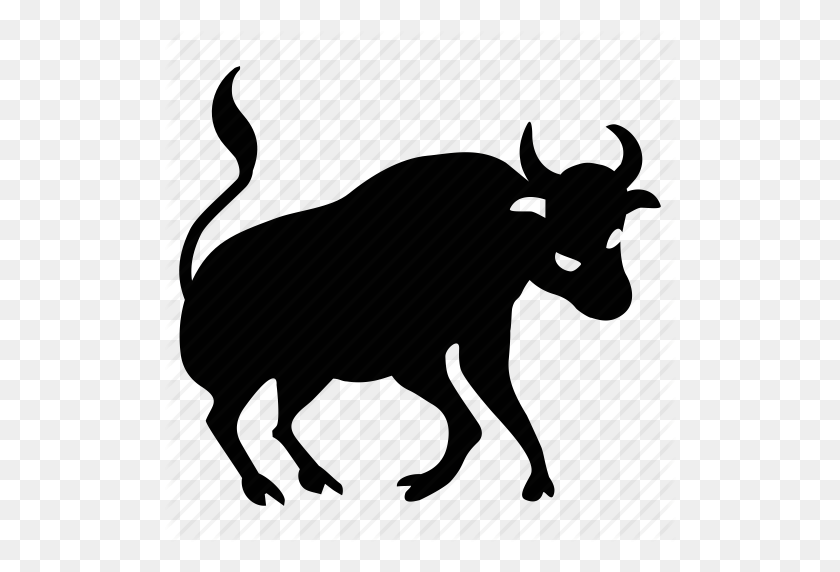 512x512 Animal, Bull, Horns, Wild Icon - Bull Horn Clipart