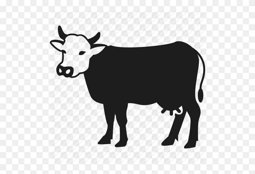 512x512 Животное, Корова, Ферма, Значок Сельскохозяйственных Животных - Значок Коровы Png