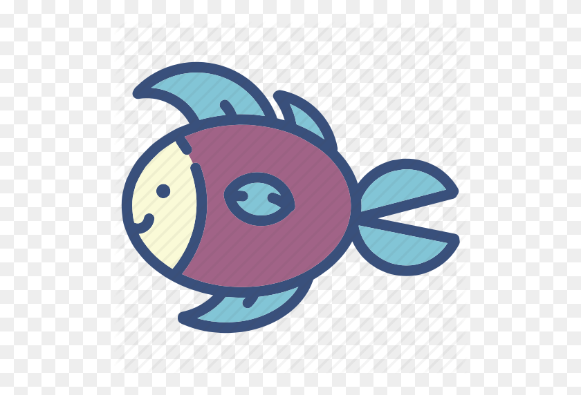 512x512 Animal, Creature, Emoji, Fish, Fishes, Ocean, Sea Icon - Fish Emoji PNG