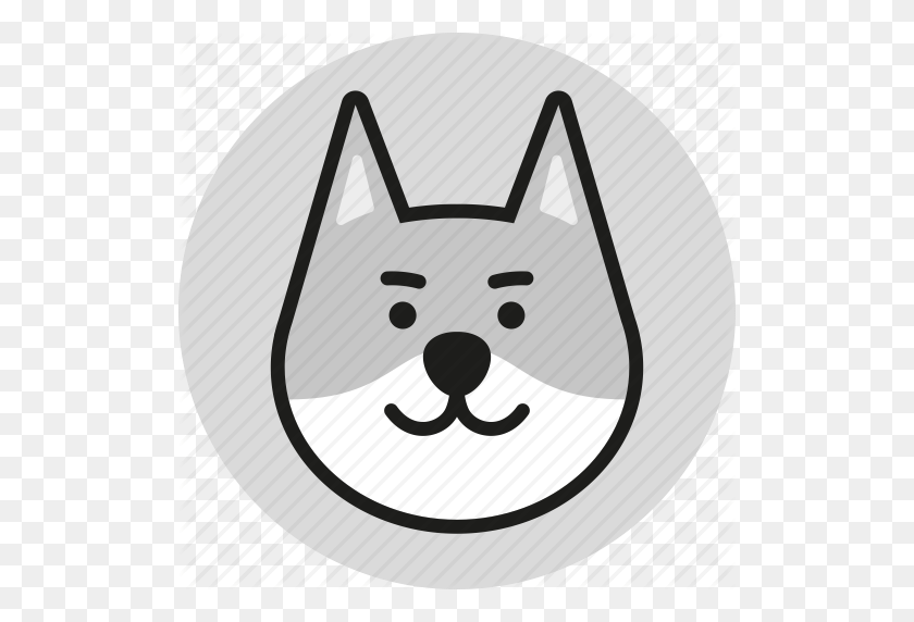 512x512 Animal, Cute, Head, Logo, Wild, Wolf, Zoo Icon - Wolf Logo PNG