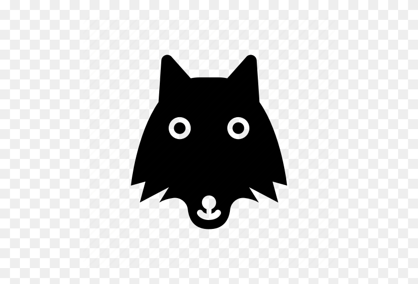 512x512 Животное, Собака, Лицо, Голова, Логотип, Дикий, Значок Волка - Логотип Волка Png
