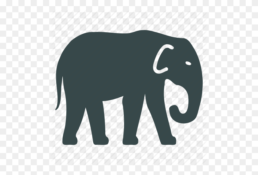 512x512 Животное, Слон, Фауна, Млекопитающее, Мамонт, Природа, Значок Дикой Природы - Мамонт Png