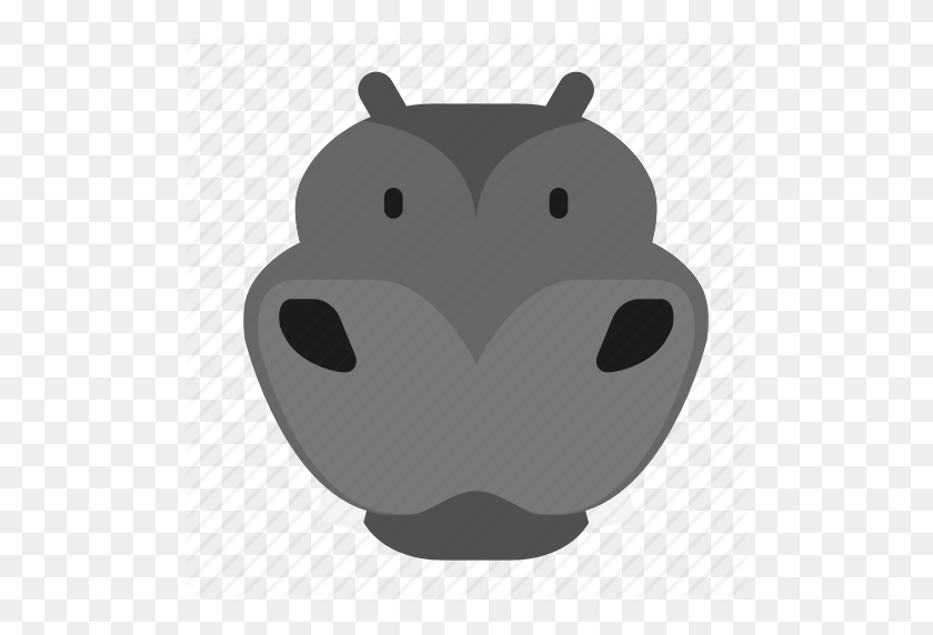 512x512 Animal, Fat, Hippo, Water Icon - Hippo PNG