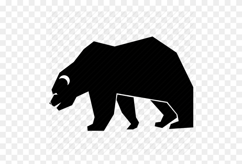 512x512 Животное, Значок Медведя Гризли - Медведь Гризли Png