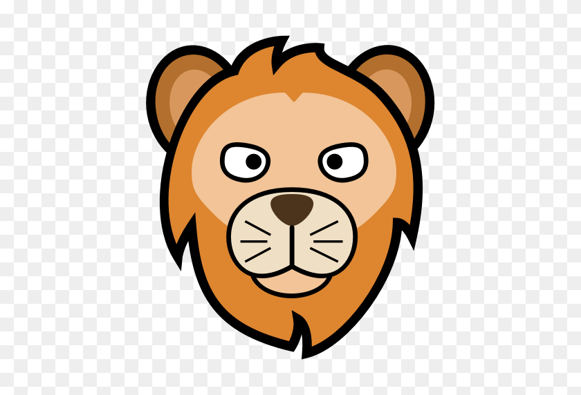 512x512 Animal, Icon, Leao, Lion, Lions Icon - Lion Face PNG