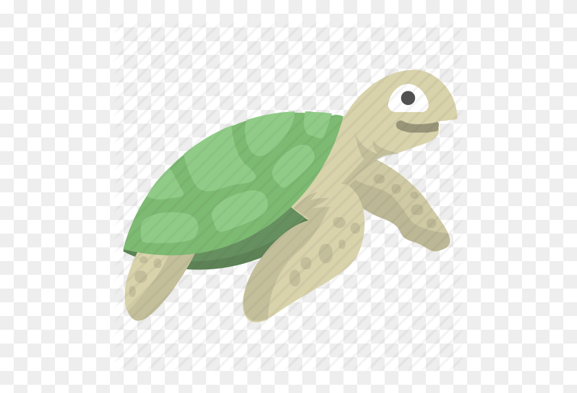 512x512 Animal, Ocean, Reptile, Sea, Tortoise, Turtle Icon - Sea Turtle PNG