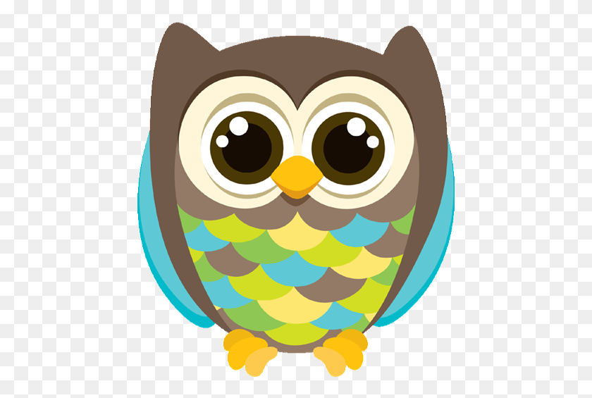453x505 Animal Owl - Boho Birds Clipart
