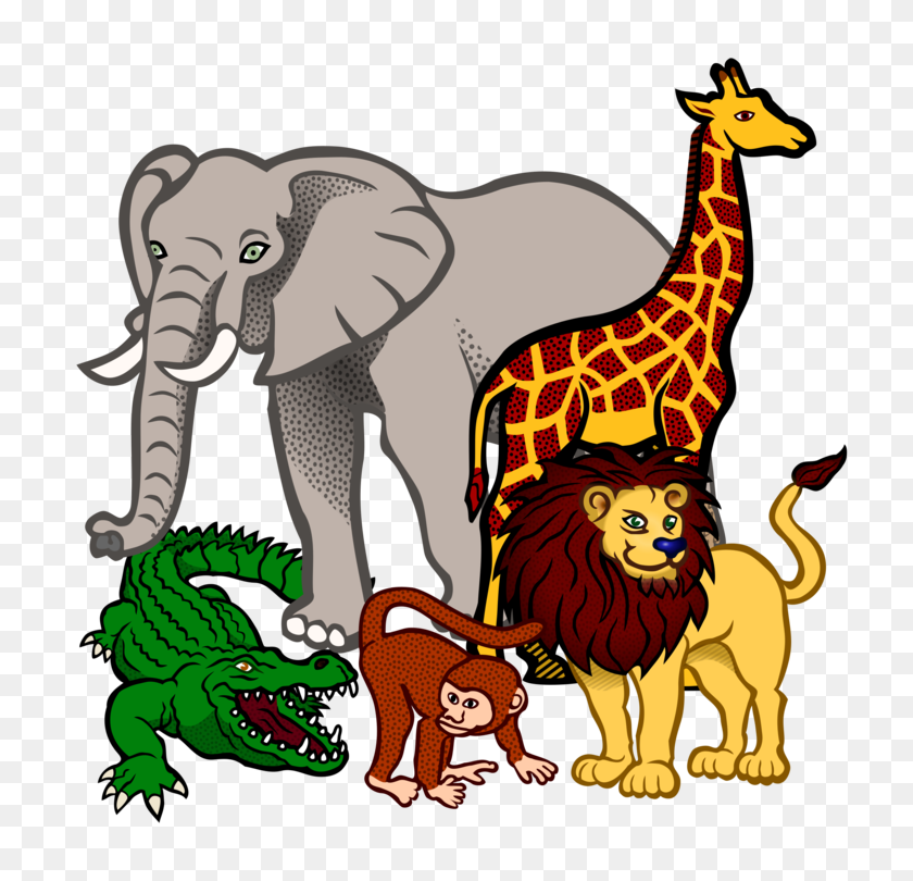 745x750 Siluetas De Animales Fauna De África Jirafa Libre De Vida Silvestre - Okapi Clipart