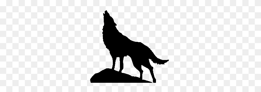 266x239 Animal Silhouettes Transparent Png Pictures - Wolf Silhouette PNG