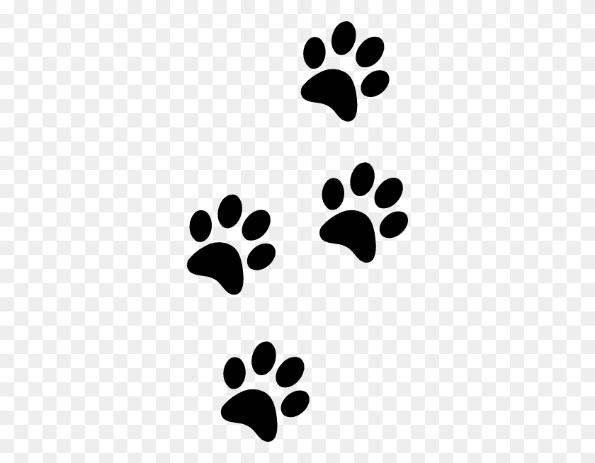 312x594 Animal Tracks Clipart Gallery Images - Track Clipart Black And White